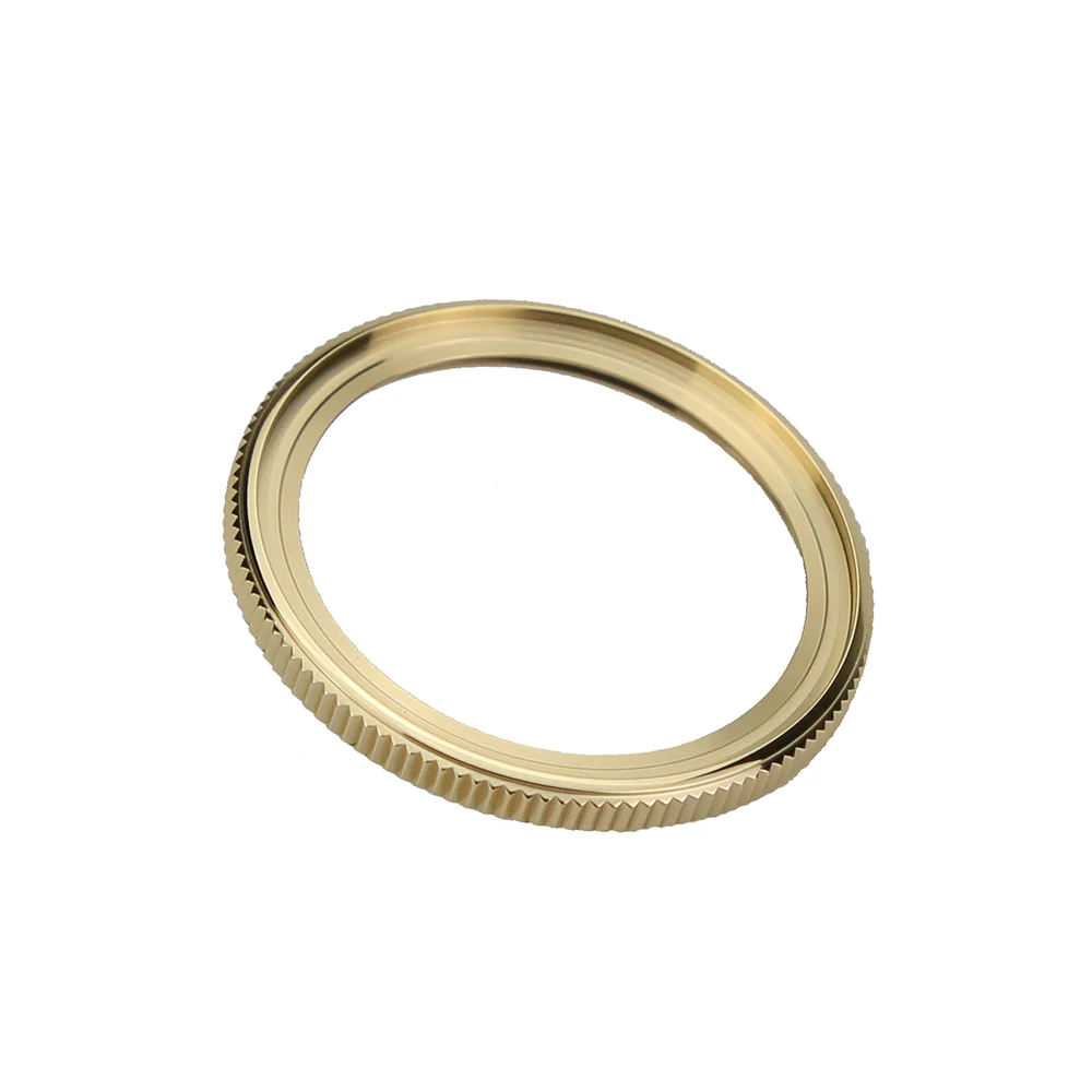 316L الفولاذ المقاوم للصدأ SKX013 عملة نمط تدوير إطار الساعة