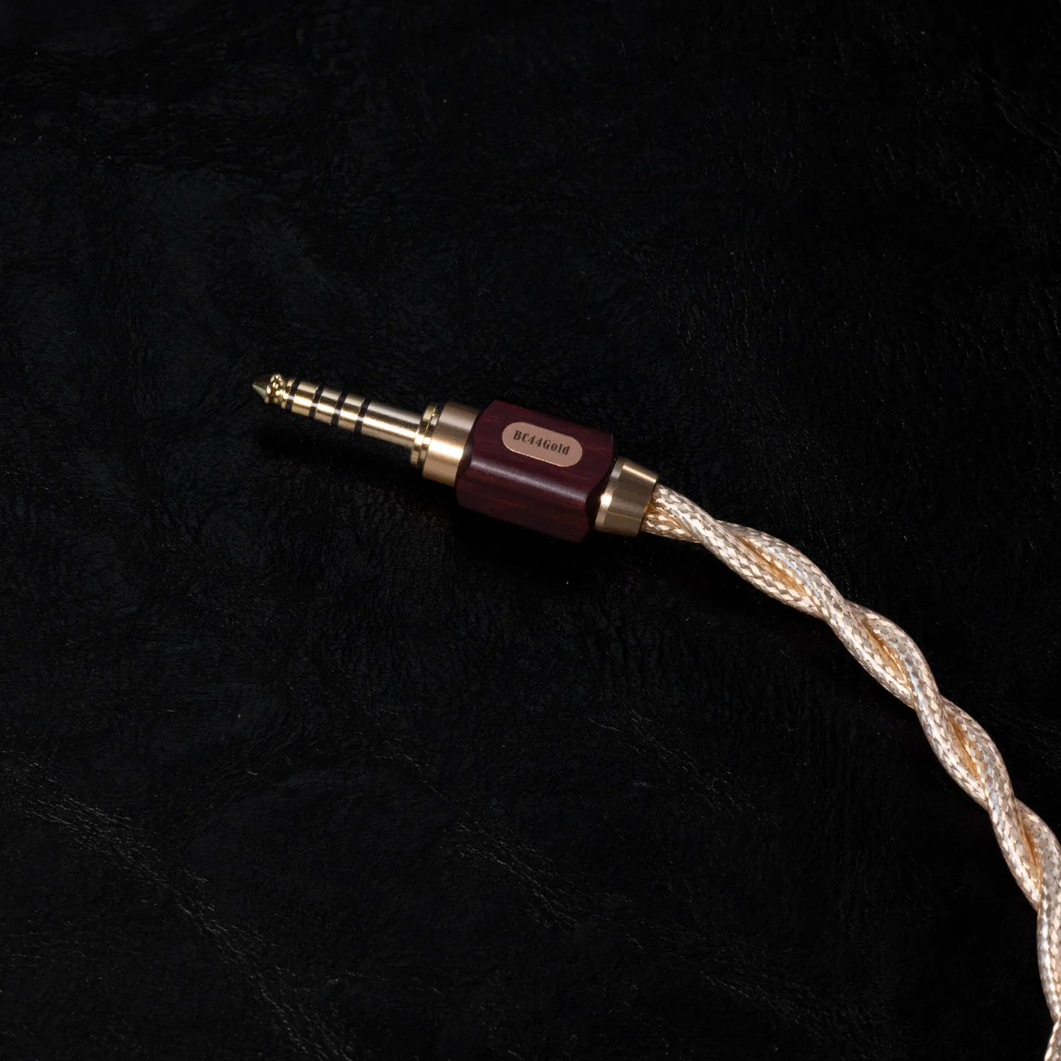 ddHiFi BC44Gold 4.4mm Balanced Interconnect Audio Cable, Silver & Single Crystal Copper, Shielded,4.4mm Recording Cable