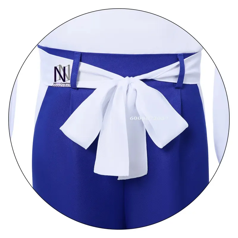 Hot Kurogane Yaiba Cosplay Love Live Japanese Manga Role Playing Costume Fashion White Blue Uniform for Men Comic Con Suit Set