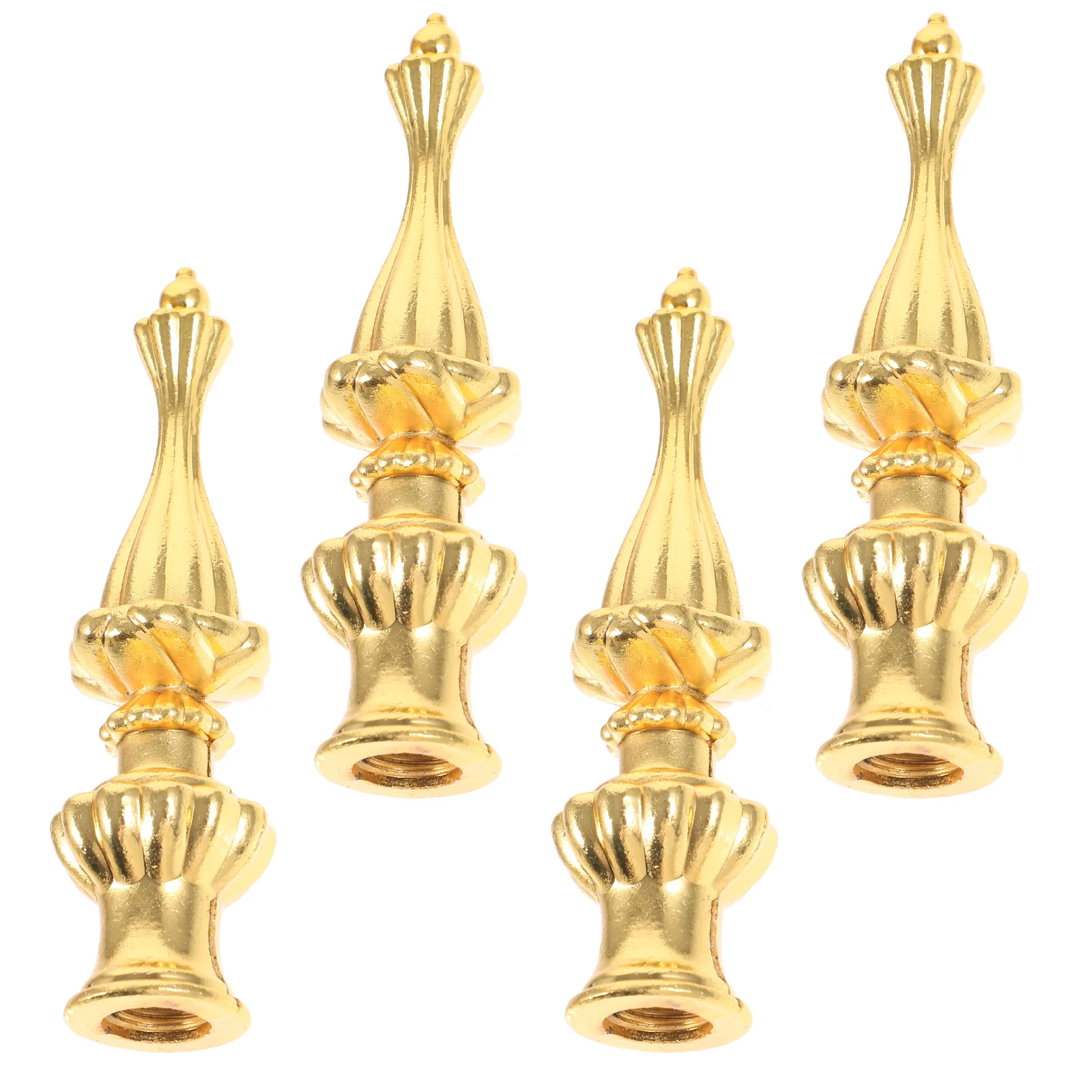 4 pcs Finial Finial For Table For Shade Top Knobs for Table Floor Lamp Desk Lamp Shade Top with Durable Quality
