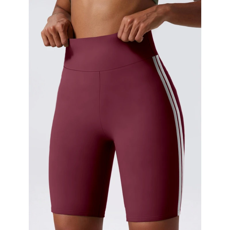 Women's Shorts Outdoor Vibrant Sports Solid Colour Shorts Fit Comfortable Breathable Quick Drying Ladies Sports Shorts
