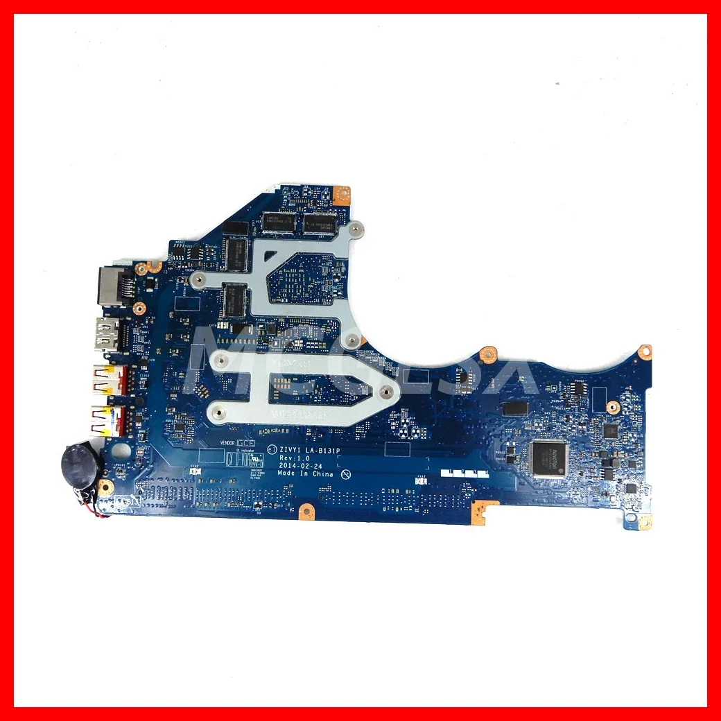 LA-B131P Notebook Maniboard For Lenovo Y40-70 Y40-80 Laptop Motherboard DDR3 with i5-5200U CPU V2G GPU