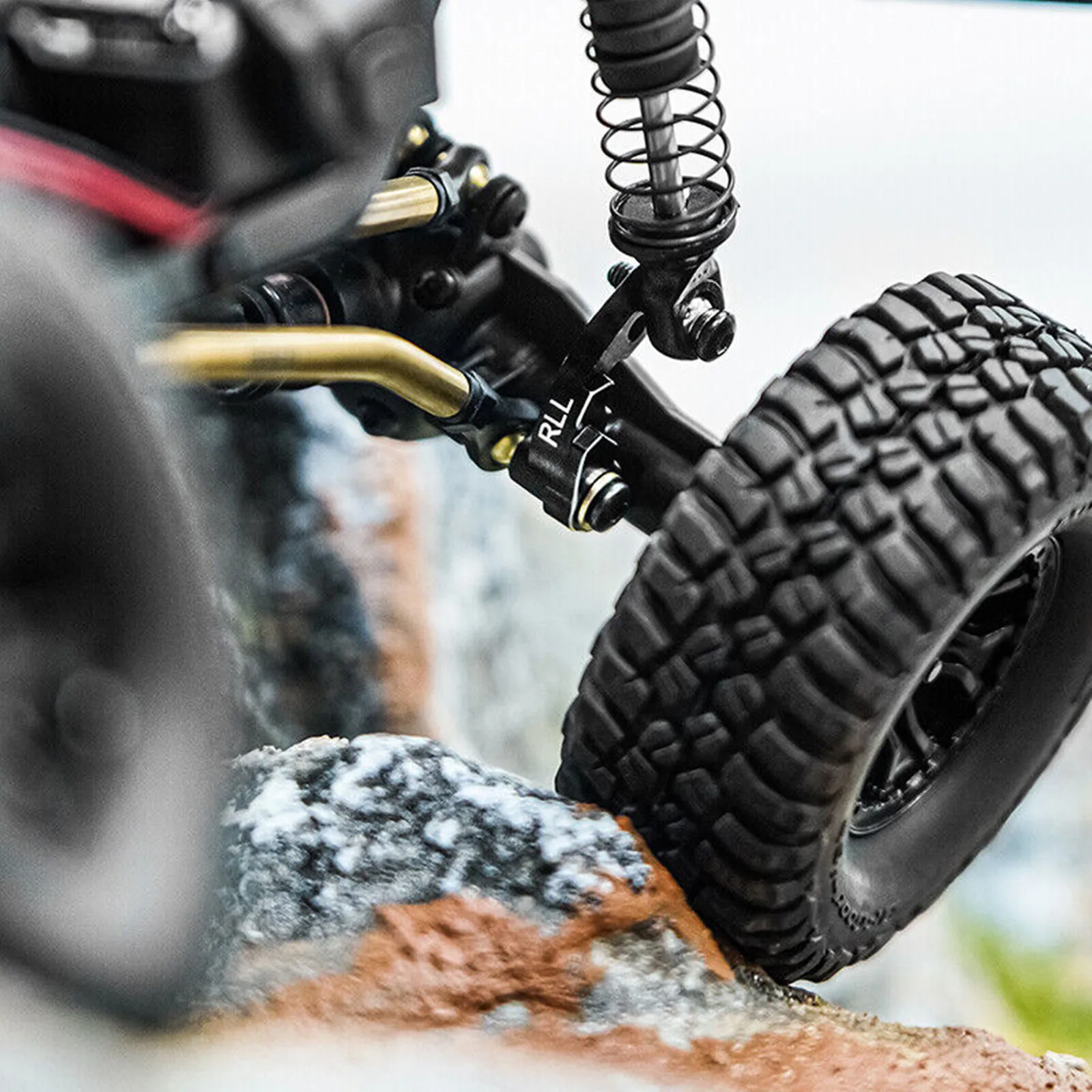 Imagem -05 - Amortecedor Lift Kit para Trx4m Amortecedores Dianteiro e Traseiro Lâmina Flex 118 rc Acessórios para Automóveis Conjunto