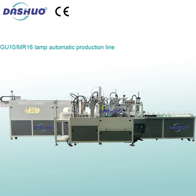 Linea di produzione automatica GU10/MR16 linea di produzione di lampadine a led macchina per lampade gu10