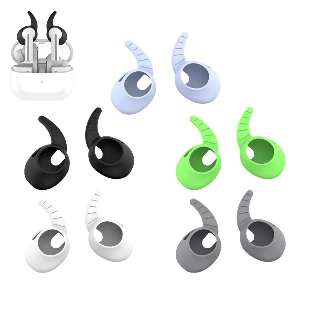 5Pairs Soft Silicone Eartips Wings Hook Fall Prevention Ear Cover Earbuds for Samsung Galaxy Buds 3 Headphone