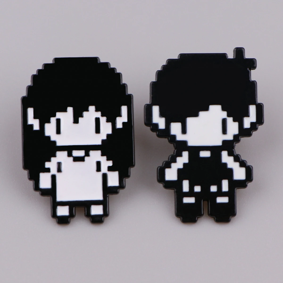 Game Pixel Figure Brooches for Women Enamel Pins Badges Lapel Pins for Backpack Fashion Jewelry Clothing Accessories Fans Gift