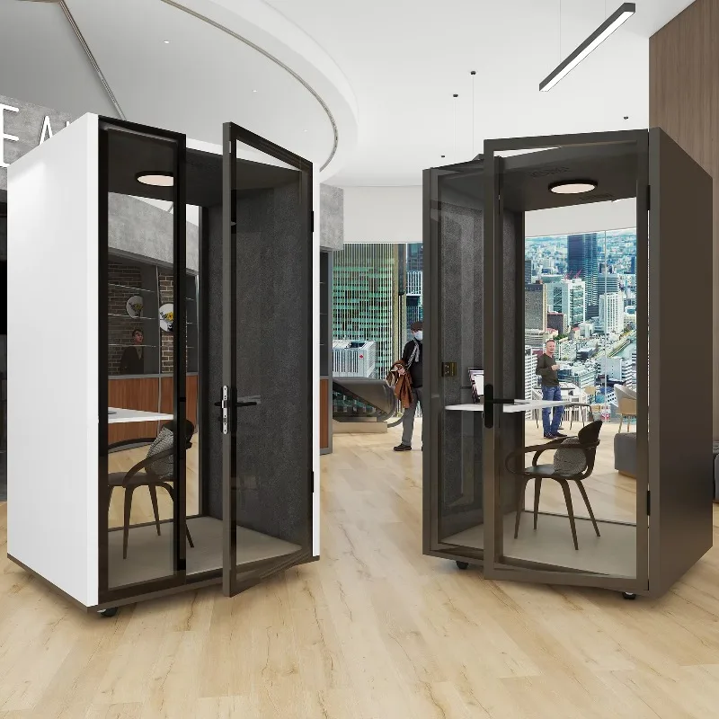 

High Quality Easy Installation Soundproof Drum Booth Soundproof Booth Room Soundproof Pod Privacy Pod Office Pod Silent Cabin