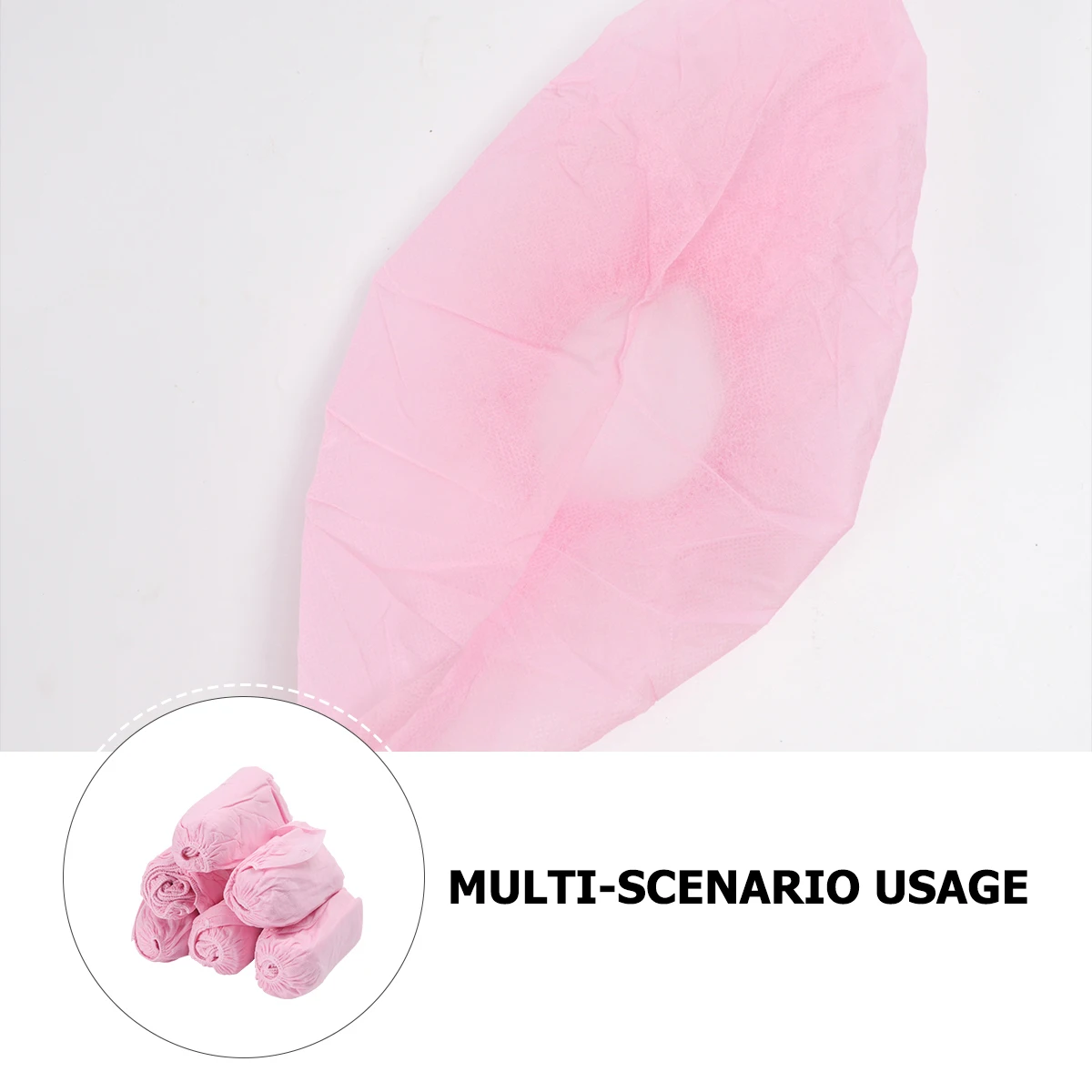 

Nonwoven Fabric Shoe Covers Disposable Pink Short Boots Home Use Dustproof Breathable Shoes Protector Travel Camping Hiking Shoe