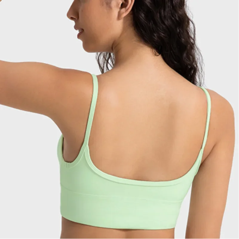 Solid Color Women Sports Bras Gathered Without Steel Ring Running Vest Fitness Front Zipper Sexy Shockproof Underwear