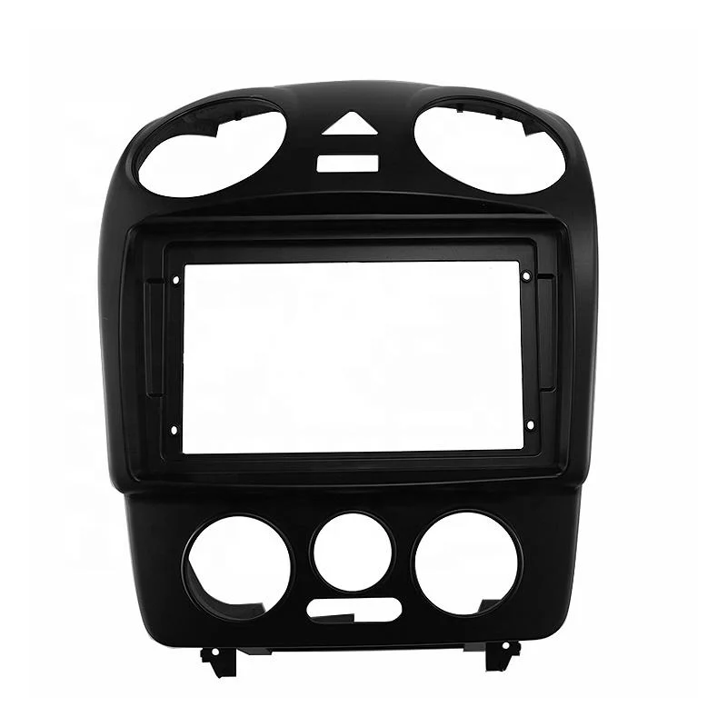 2 din 9 polegada carro android dvd gps abs quadro de plástico para volkswagen beetle 2004-2010 tela dask kit fáscia quadro