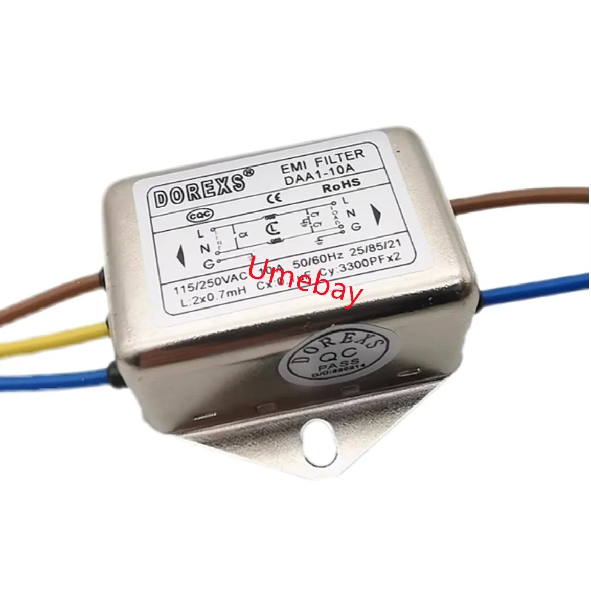 5 pieces,  Lead single-phase, 220V power supply, anti-interference, DAA1-6A, DAA1-10A, 6A 10A