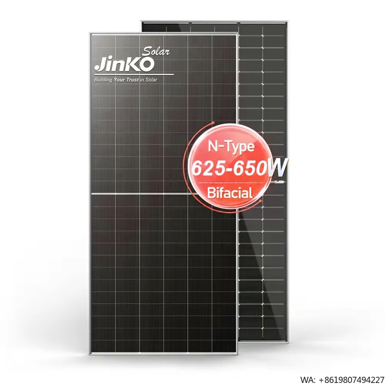 Ready stock Jinko JKM625-650N-78HL4-BDV Bifacial 630W N-type Solar Panel
