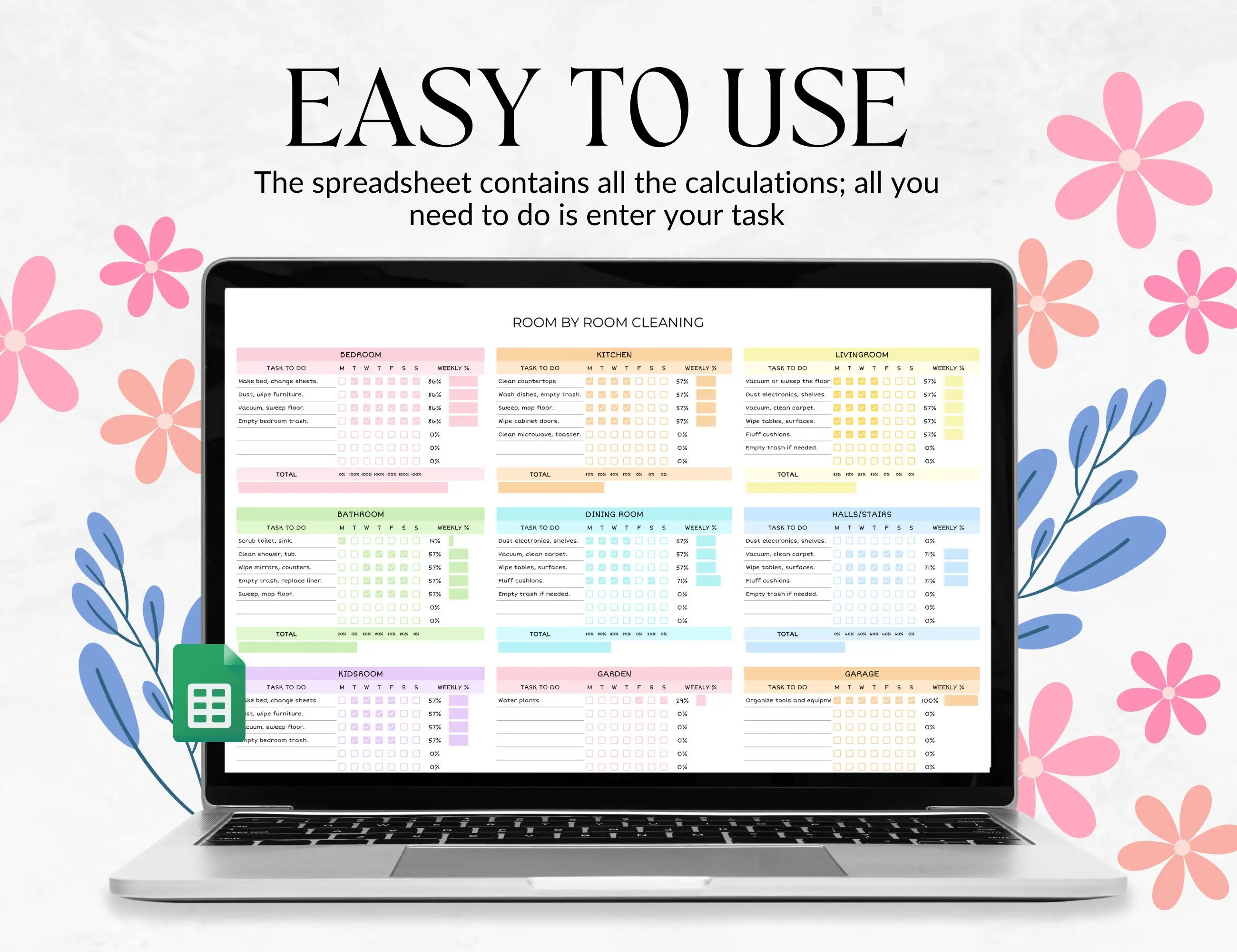 Suivi des fonds engagés tout-en-un |   Modèle de feuille de calcul pour Excel et Google Sheets |   Objectifs d'épargne |   Enveloppe à monnaie |   Familles