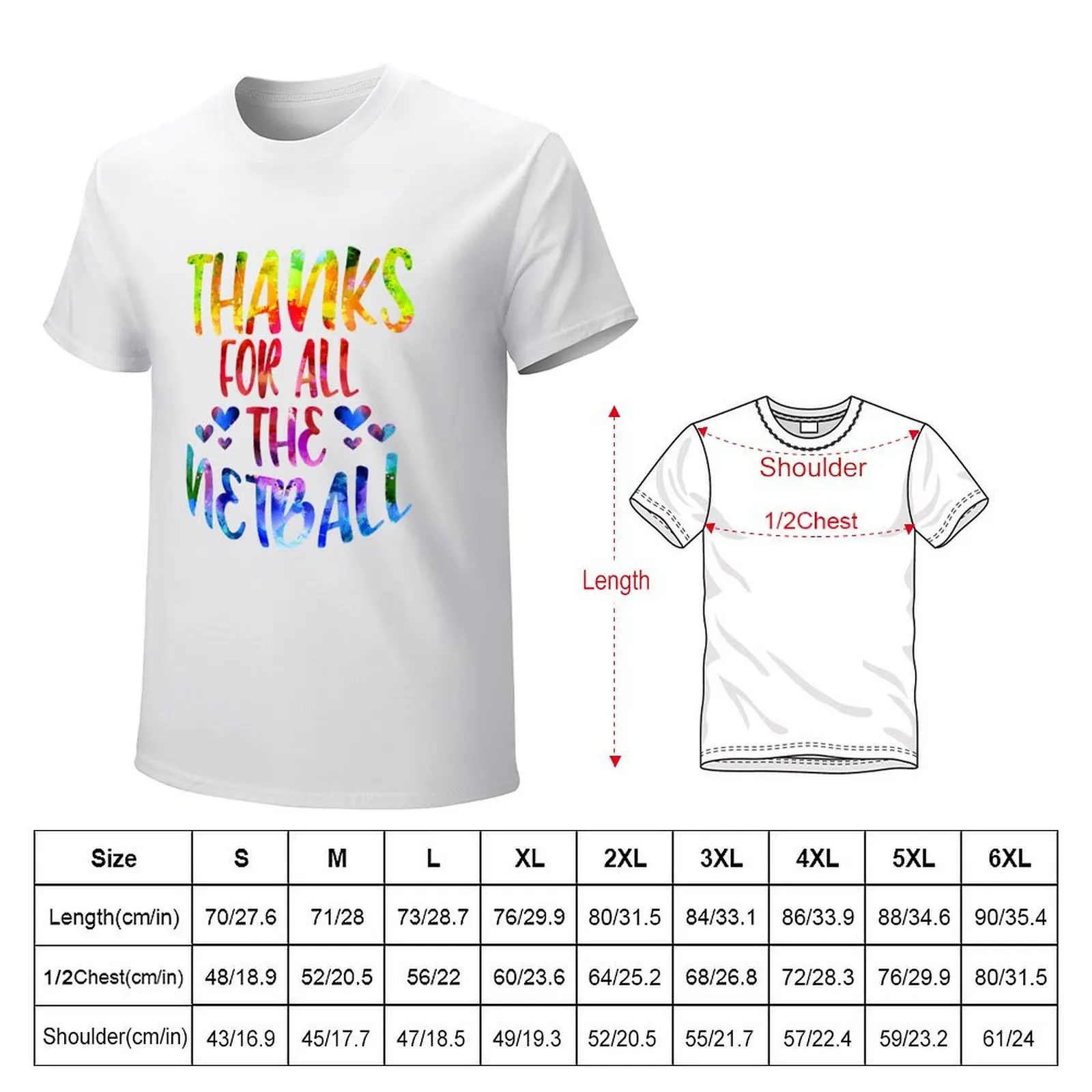 Thanks For All The Netball watercolor T-Shirt customs design your own summer tops tops mens champion t shirts