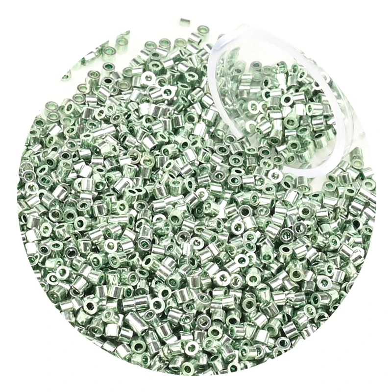 Uniform 11/0 antike goldene japanische Glasperlen zur Herstellung von Schmuck im französischen Stil, handgefertigte Perlenketten 1100 Stück/Packung