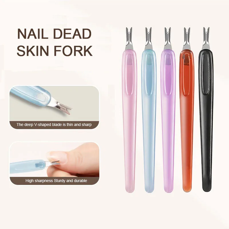 1 قطعة/5 قطعة انتهازي للبشرة مانيكير إهاب إخراج ملعقة دفع الأظافر أداة إزالة الجلد الميت العصي مانيكير SPT03
