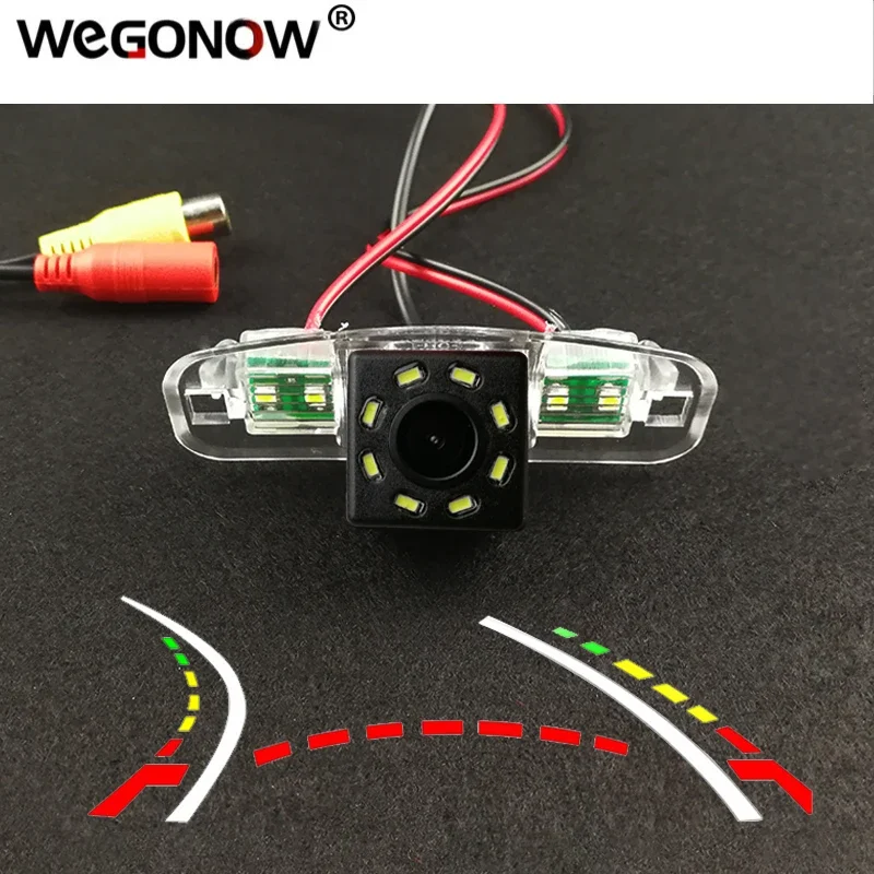 

HD Wireless Car CCD Rear Camera Fisheye 4 8 12 led dynamic Night Vision waterproof For Honda Spirior 2009-2012 Europe Accord