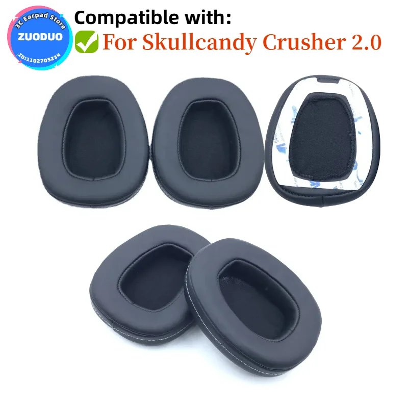 

Replacement Ear pads for Skullcandy Crusher 2.0 Headphones Memory Foam Ear Cushions Earmuff Earpads headset Gamer Leather case