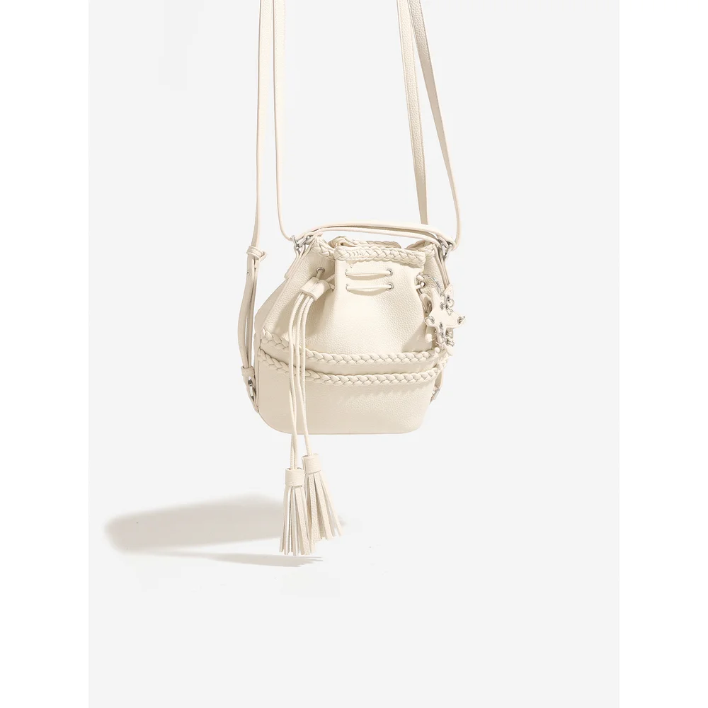 النسخة الكورية من حقيبة دلو برباط متخصصة، حقيبة ظهر جديدة، حقيبة كروس بكتف واحد للتنقل في العطلة