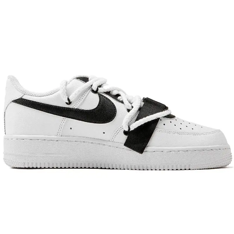 【ปรับแต่ง】รองเท้าสเก็ตบอร์ด Nike Air Force 1 รองเท้าผ้าใบ Unisex รองเท้า CW2288-111
