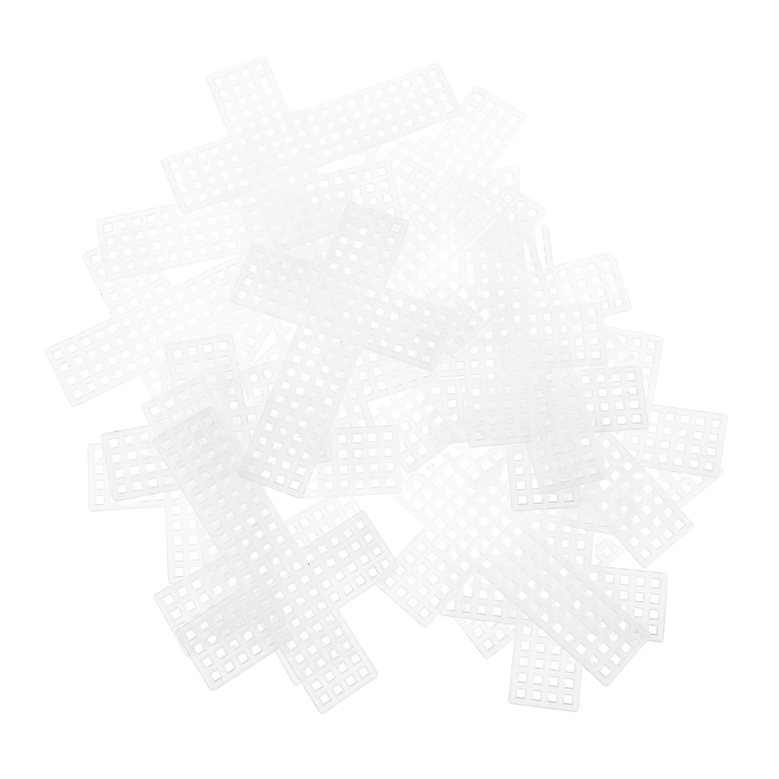 

20Pcs Kids Weaving Kit Plastic Grid Sheets Cross Mesh for DIY Projects Needlework Canvas Supplies