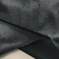 Good,PU Leather Fabric,Black Shining Small Lattice Snake Pattern,Artificial Leather,Sewing Sofa,DIY Fashion Bag Material,Crafts
