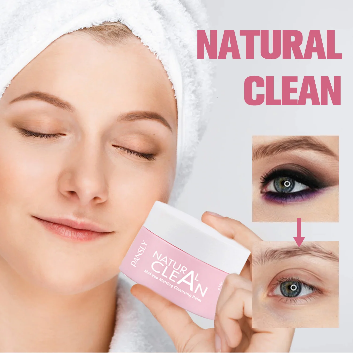 

50g Makeup Remover Cream Skin Face Make Up Cleaning Balm Creamy Texture Cosmetics Moisturizing Skin Care Facial Cleansing