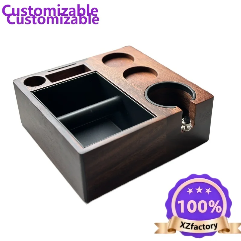 Factory Direct 2026 Top YXY Busta multifunzionale per fondi di caffè, pressa in legno massello, base per polvere, maniglia, supp
