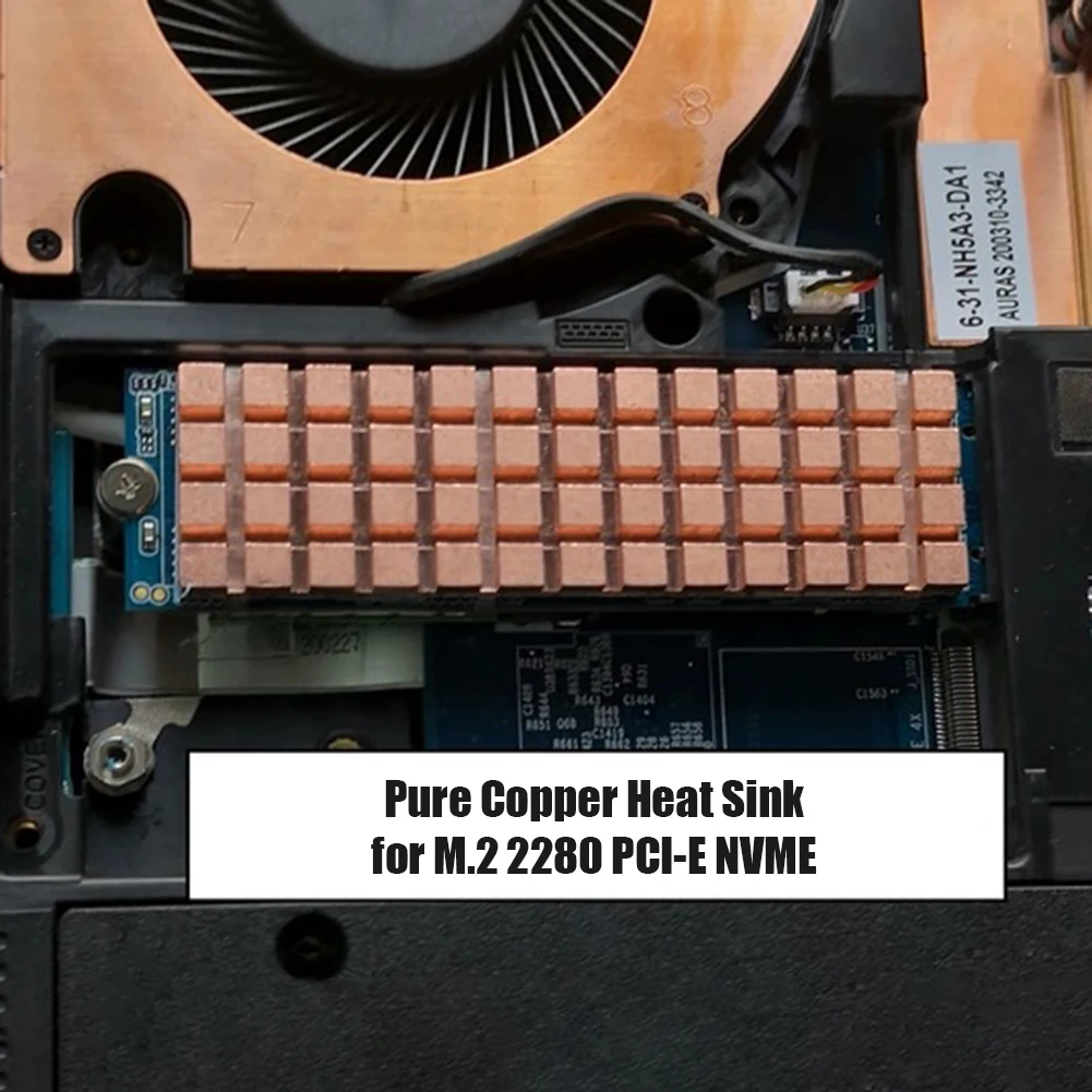 

SSD Heat Sink Kit with Thermal Pad for M.2 2280 PCI-E NVME Computer Cooling Parts Computer Components