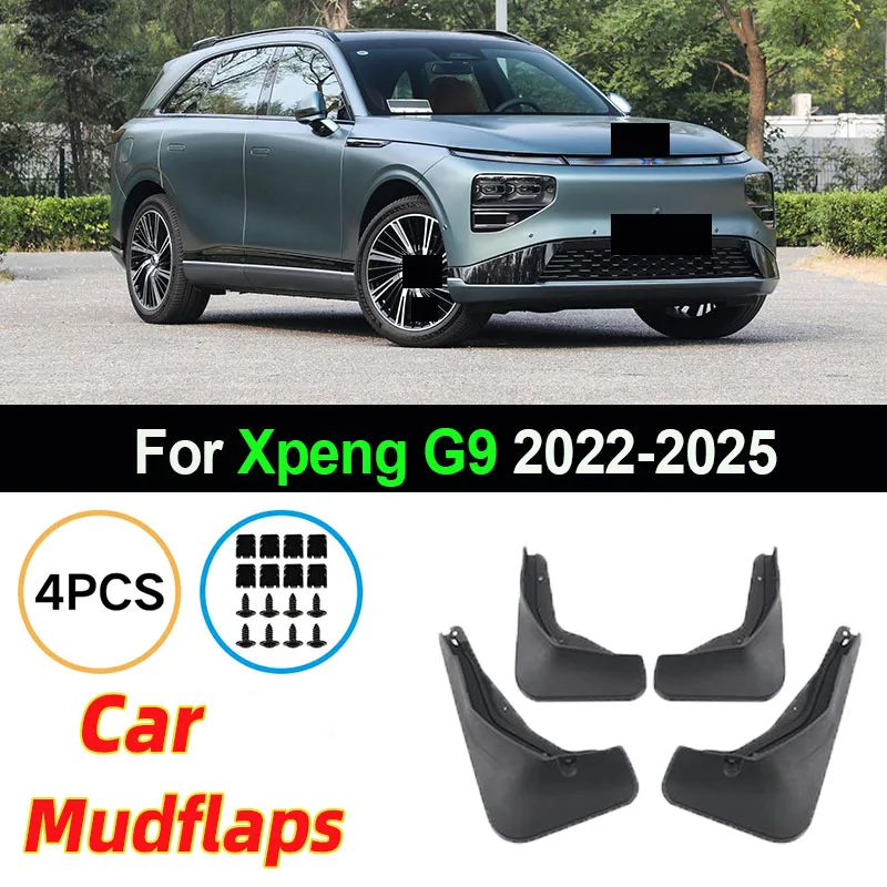 

For Xpeng G9 XiaoPeng G9 2022 2023 2024 2025 Mudflaps Front Rear Mud Flaps Mudguards Guards Fender Splash Wheel Part Accessories