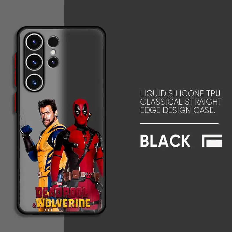 phone cases for Samsung Galaxy S23 Ultra case S20 9 S24 S21 FE Note20 S10 S22 10 Luxury Cover funda Marvel New Mutant Deadpool