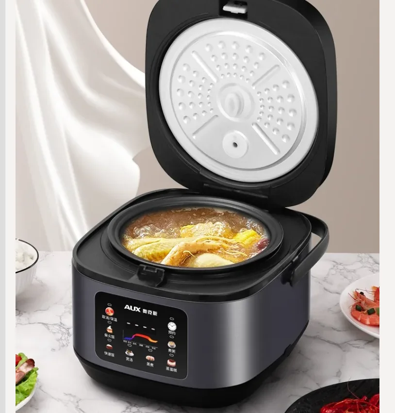 220 فولت AUX جهاز طهي الأرز 3 4 أشخاص ذكي متعدد الوظائف غير لاصق وعاء داخلي سميك CDD
