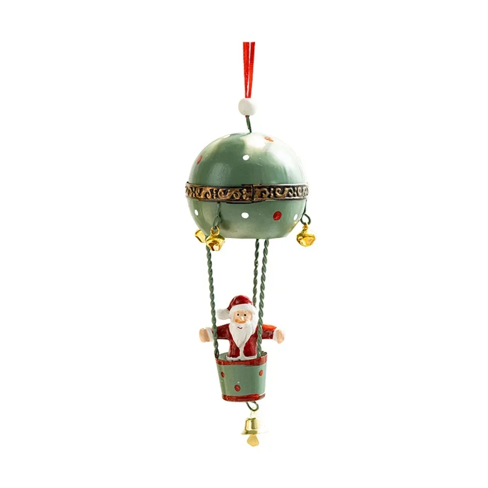 

Creative Iron Christmas Ornaments: Hot Air Balloons, Snowmen & Reindeer Décor Home Christmas Day Party Atmosphere Decoration