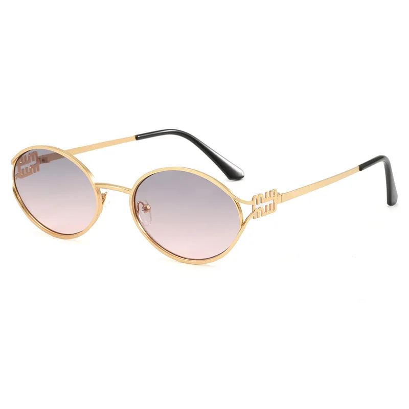 New Fashion Retro Small Frame UV Protection Fashion Metal Sunglasses Sunglasses for MenWomen Square Sunglasses Polygon Sun Glass