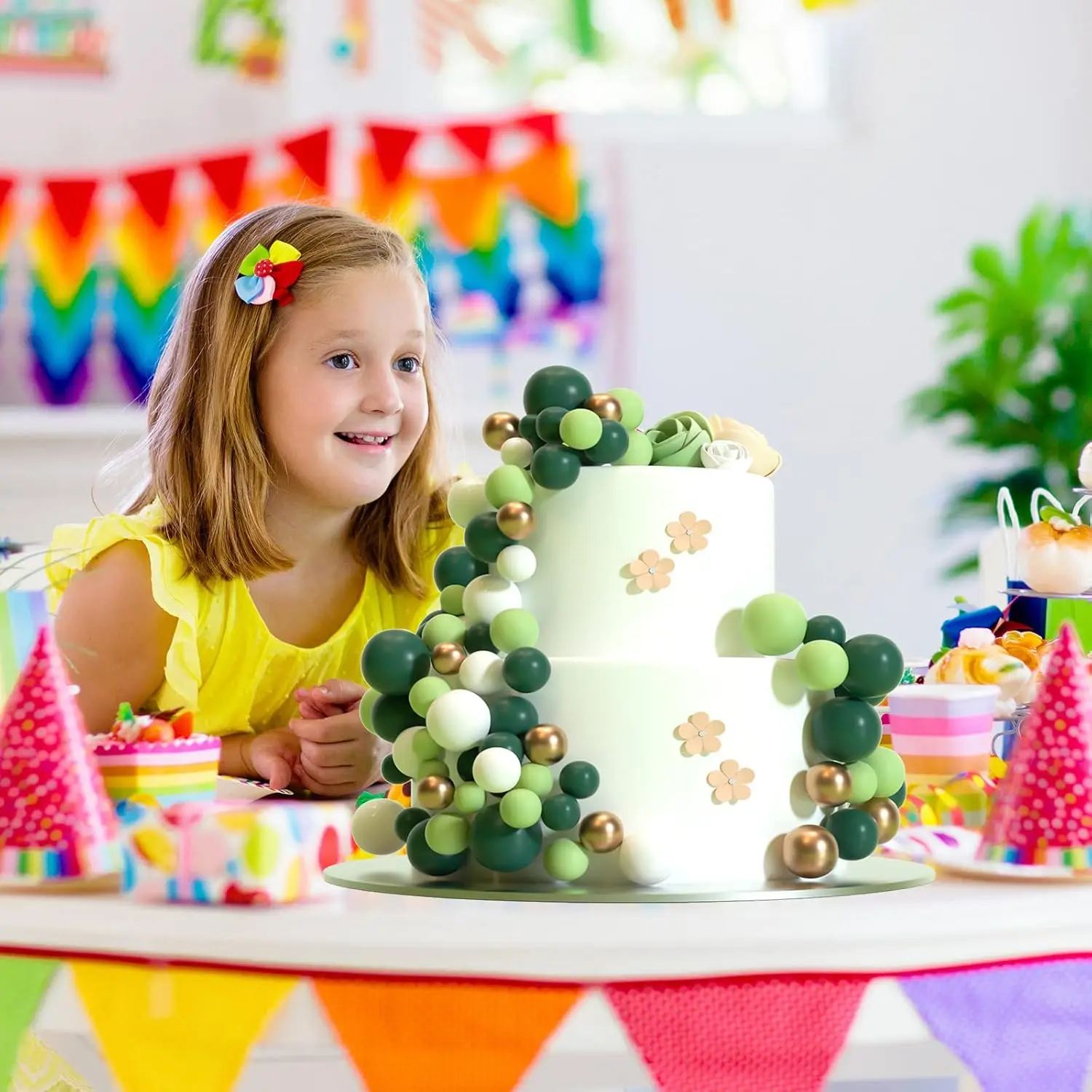 32 Stück Weihnachtskugel-Kuchenaufsatz, Dekorationen, Schaumstoffkugeln, Kuchenaufsatz, Kugeln, Kuchendekorationen für Hochzeit, Party, Geburtstag – Detail 34