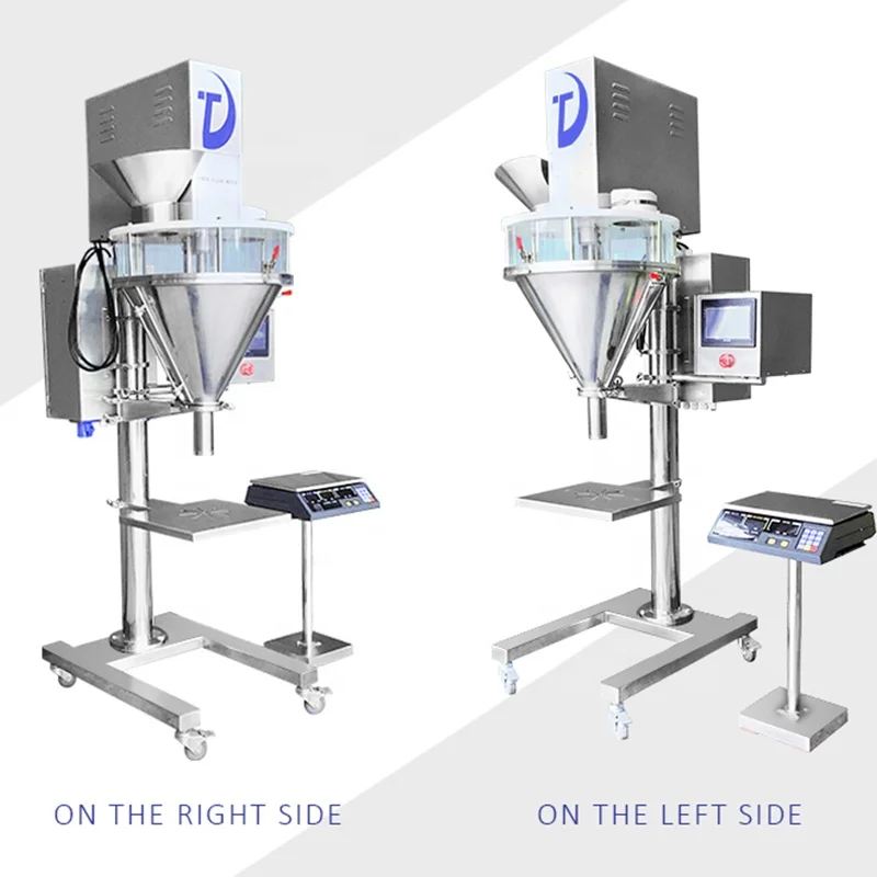 Máquina automática de embalagem de alimentos, pó elétrico, recheio de farinha, embrulho, máquina de embalagem de partículas