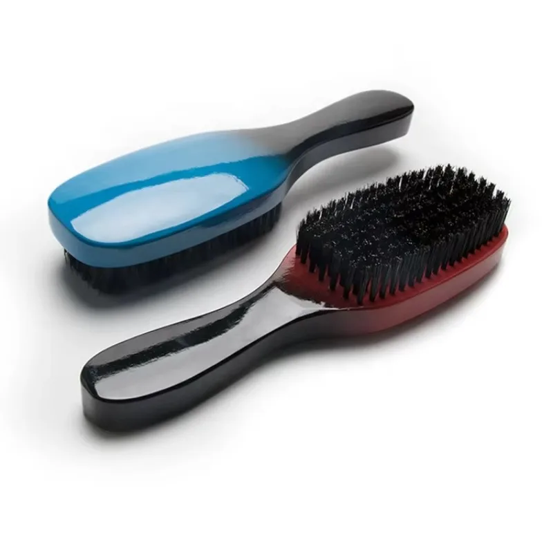

Fashion Scalp Massage Set Curl Definition Brush Comb Beard Comb and Hair Brush with Logo Nylon Bristles