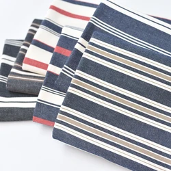 Stripe Cotton Fabric Home Textile Decor Bedding Clothing Quilting Patchwork Scrapbooking Doll Sewing Cloth Teramila Fabrics D30