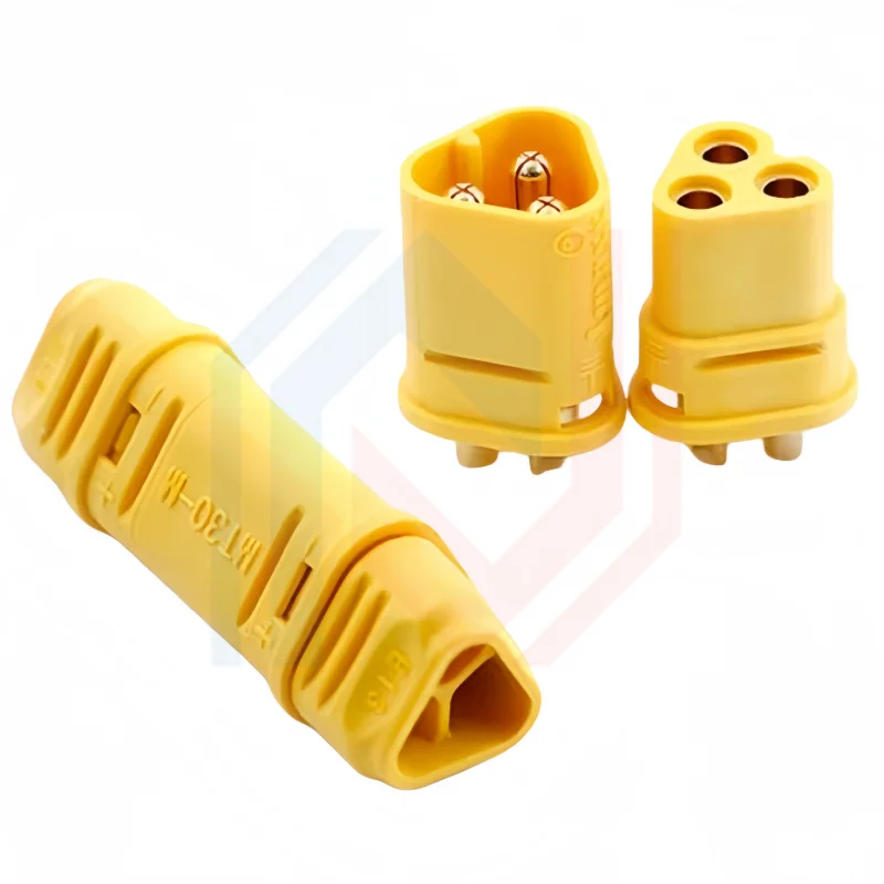 MT30 Male/Female Plug Connector 3-pin Connector MT30-M / MT30-F Motor Bullet Plug for RC ESC Lipo Battery