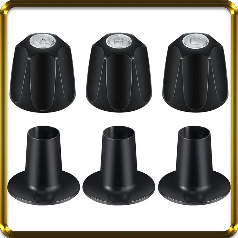 -A95Z Shower Knobs 3 Piece Replacement Bathtub And Shower 3-Handle Remodel Kit 3 Faucet Handle Trim Kit