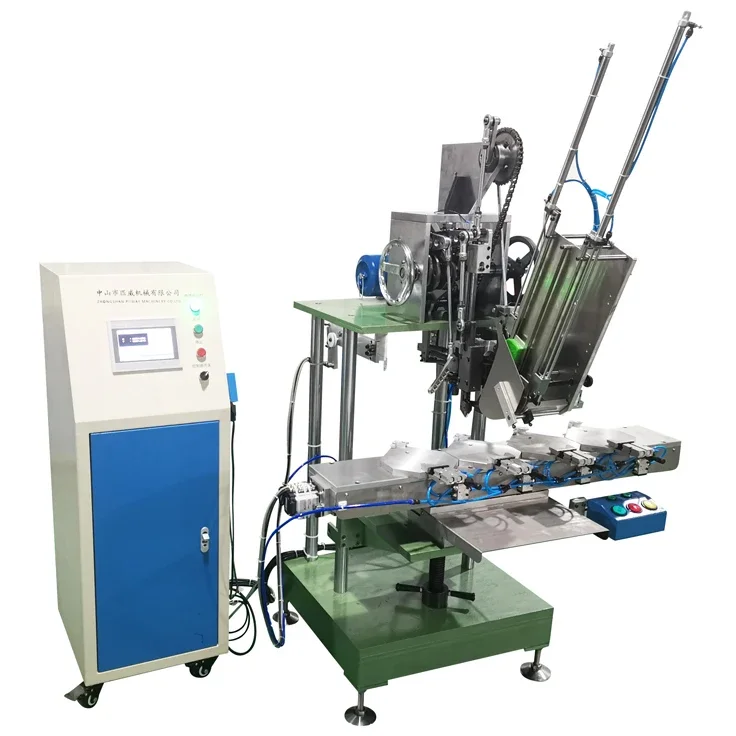 4 Axis Industrial Cleaning Brushes Tufting Machine Disc Brush Making Machine