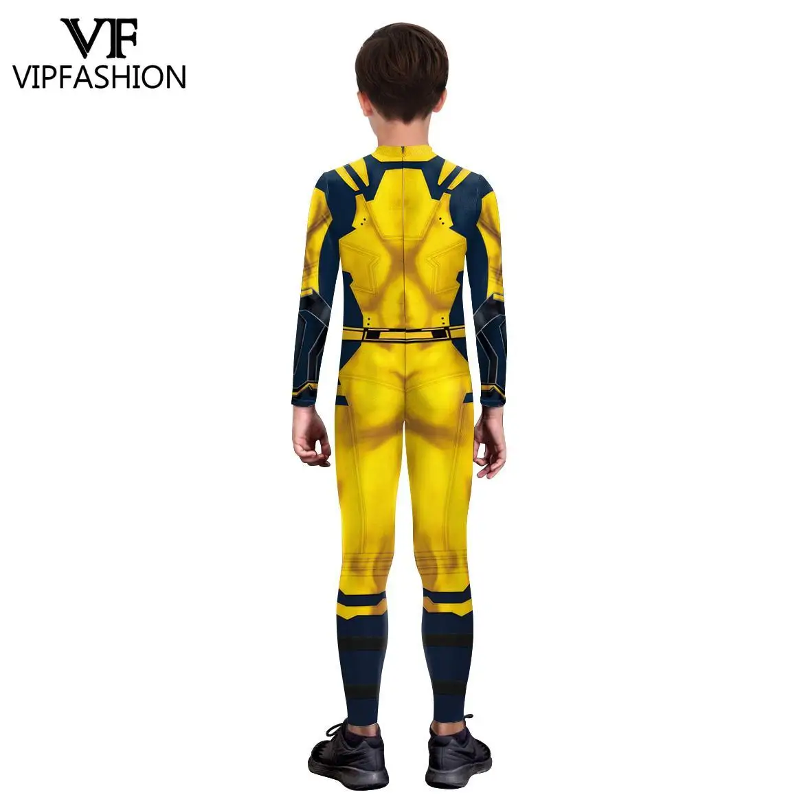 VIP FASHION dzieci Wolverine Deadpool kostium chłopiec dziewczyna Cosplay Zentai body ubrania na Halloween strój na imprezę szkolną fantazyjny kombinezon