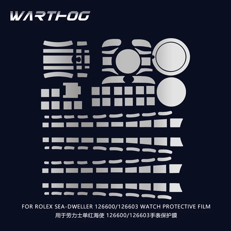 

FOR ROLEX SEA-DWELLER 126600/126603 Watch Protective Film Wristwatch Wear-resistant Adhesion