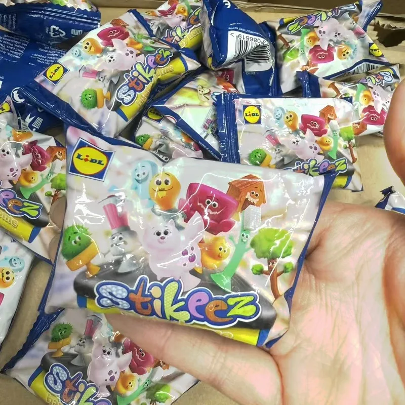 Mini Sucker Elf owoce warzywa chleb lalki śliczne Coles Stikeez Lidl figurki śliczna kolekcja zabawek dla dzieci