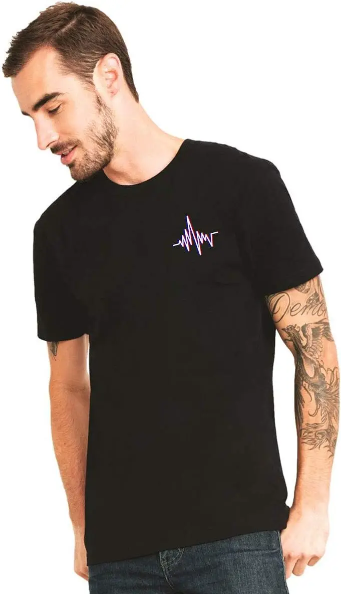 Audio Waveform Next Level - Premium Short Sleeve Crew Shirt