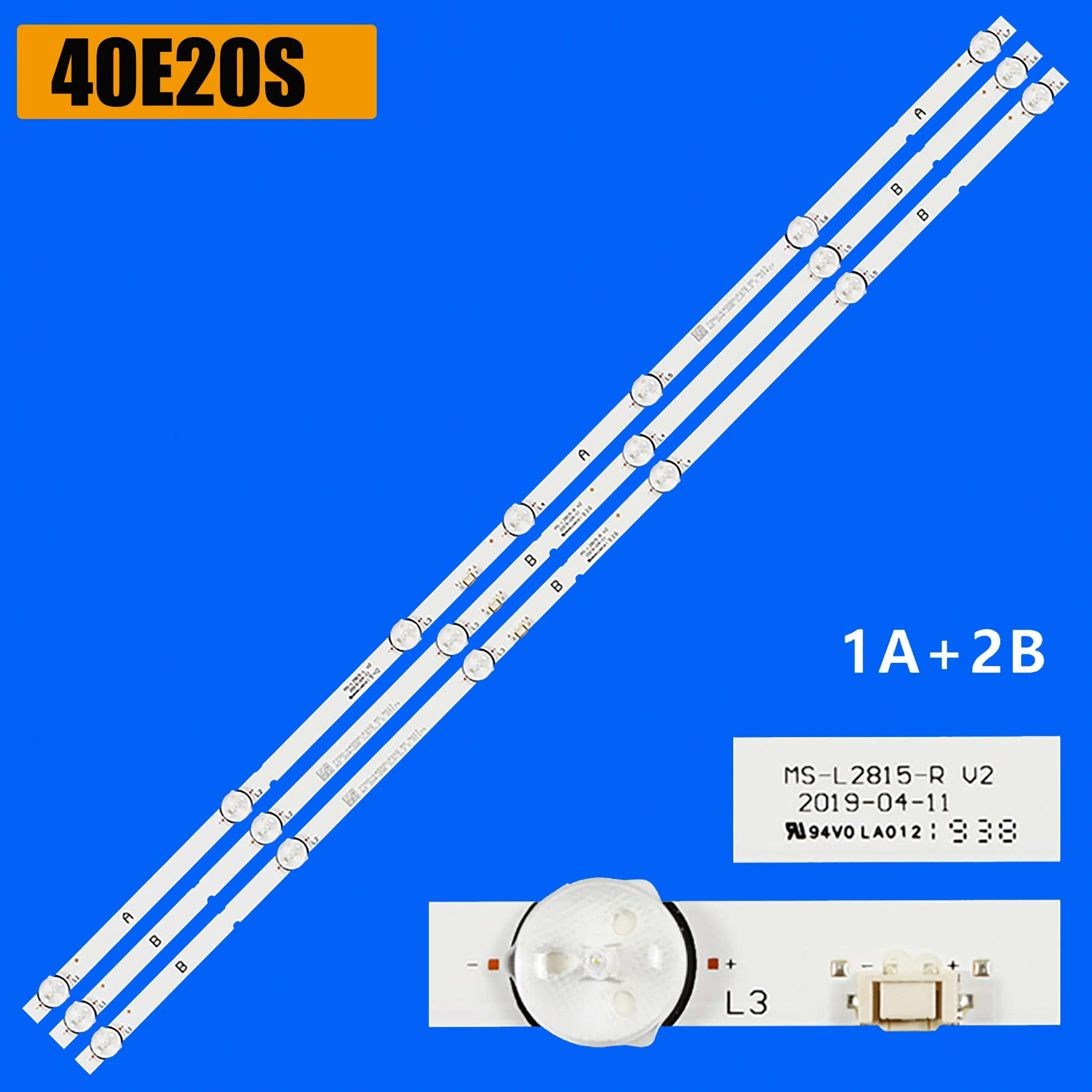 tira de retroiluminacao led para skyworth 40e20s ms l2815 r ms l2815 l v2 ms l2757 ms l2958 sdl400fy qd0 c00 39 v400hj9 pe1 kit 10 kit 01