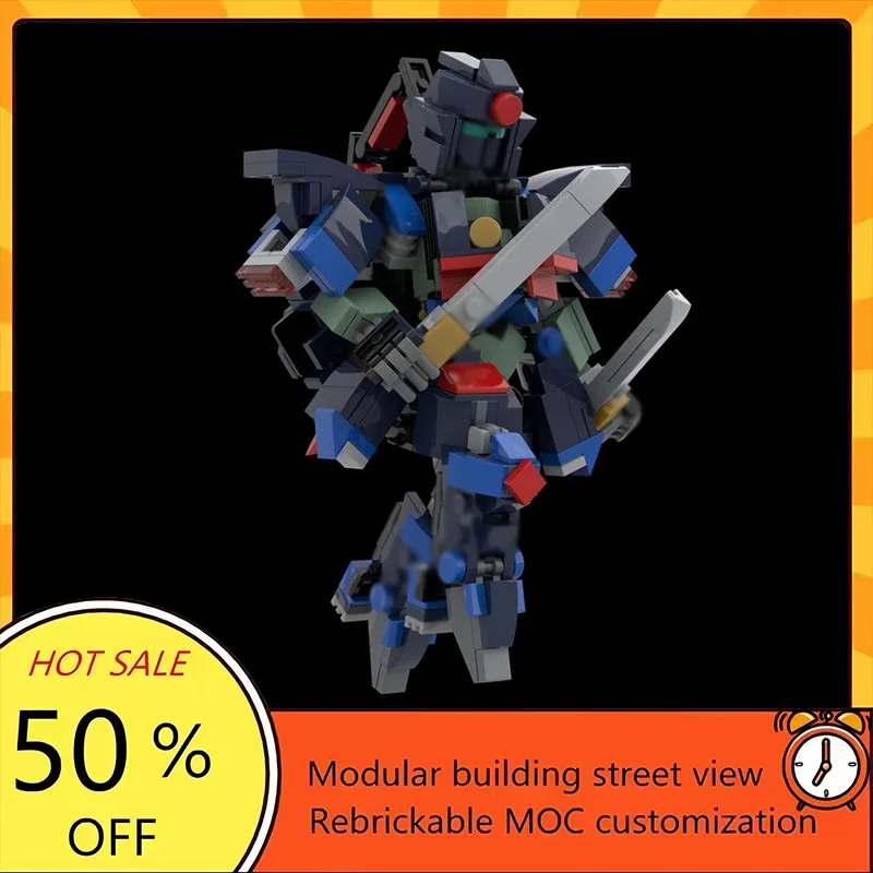 

Набор из 300 деталей: Популярная модель боевого робота из фильма «Звездные войны», конструктор MOC, модульные технологичные блоки, подарок на праздник, игрушка для сборки для детей