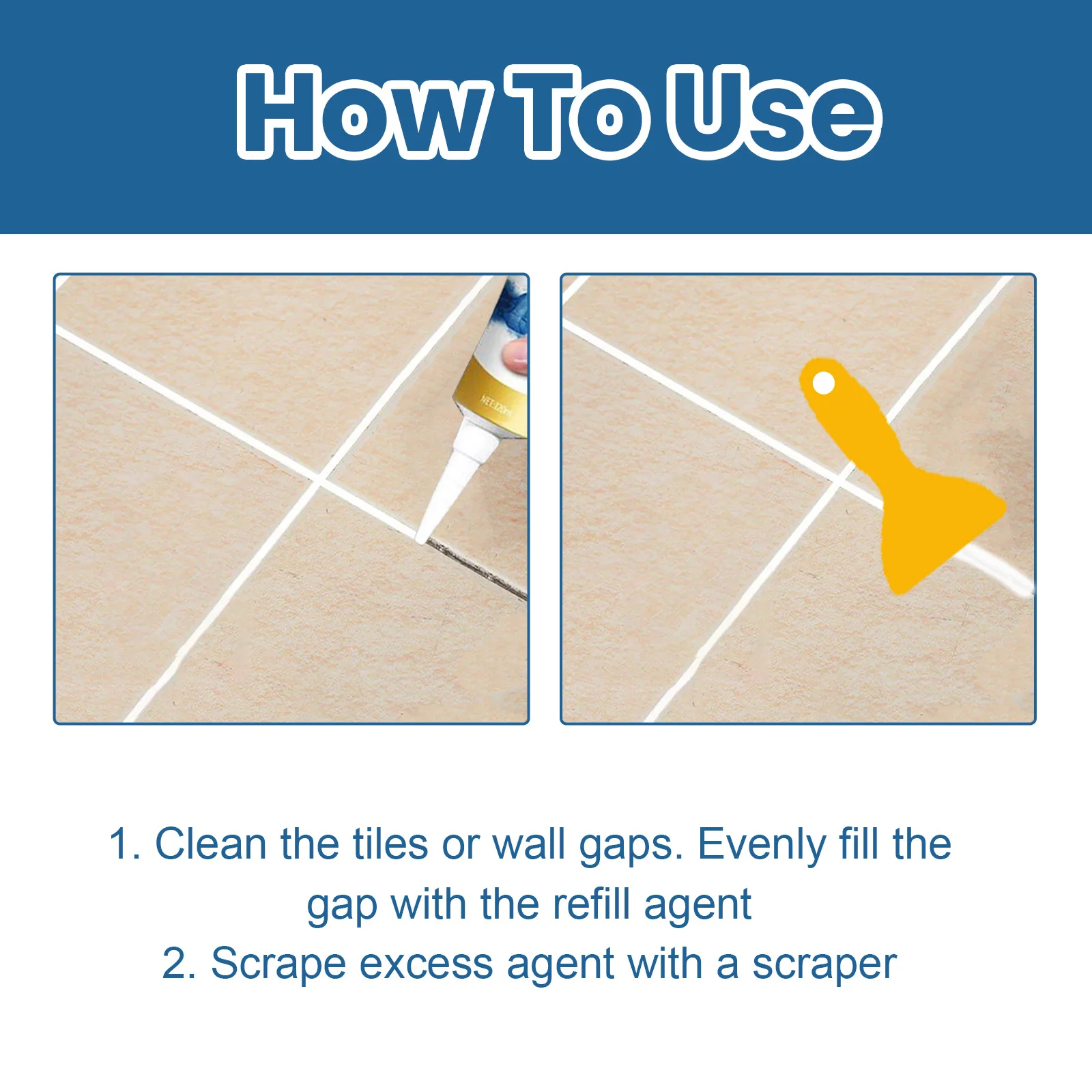 20/120ml Tile Grout Repair Refill Beauty Seam Agent Grouting Fill Tile Glue Sealer Repair Ceramic Glue Floor Gap