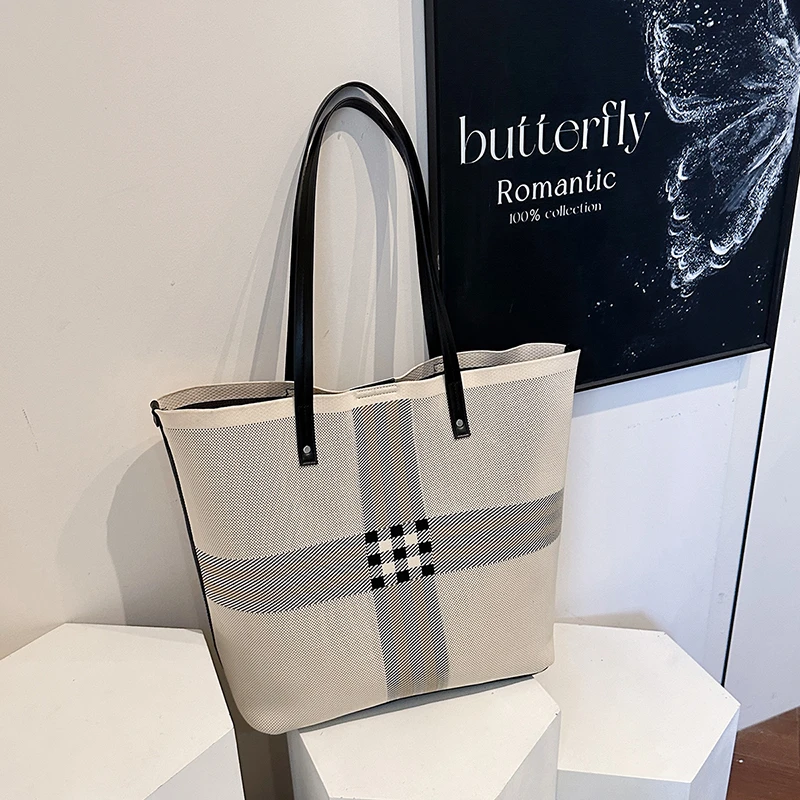 

Women's Luxury Leather Fashion Shoulder Stylish Classic Tote Bag Elegant Designer Crossbody Handbag For Trendy Daily Use