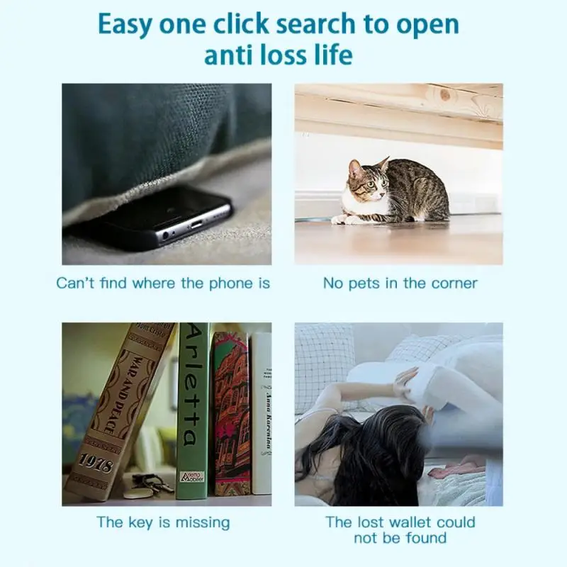 MINI อุปกรณ์ติดตามการติดตาม Air Tag Key เด็ก Finder PET Tracker Location สมาร์ทบลูทูธ Tracker รถสัตว์เลี้ยง Lost Tracker